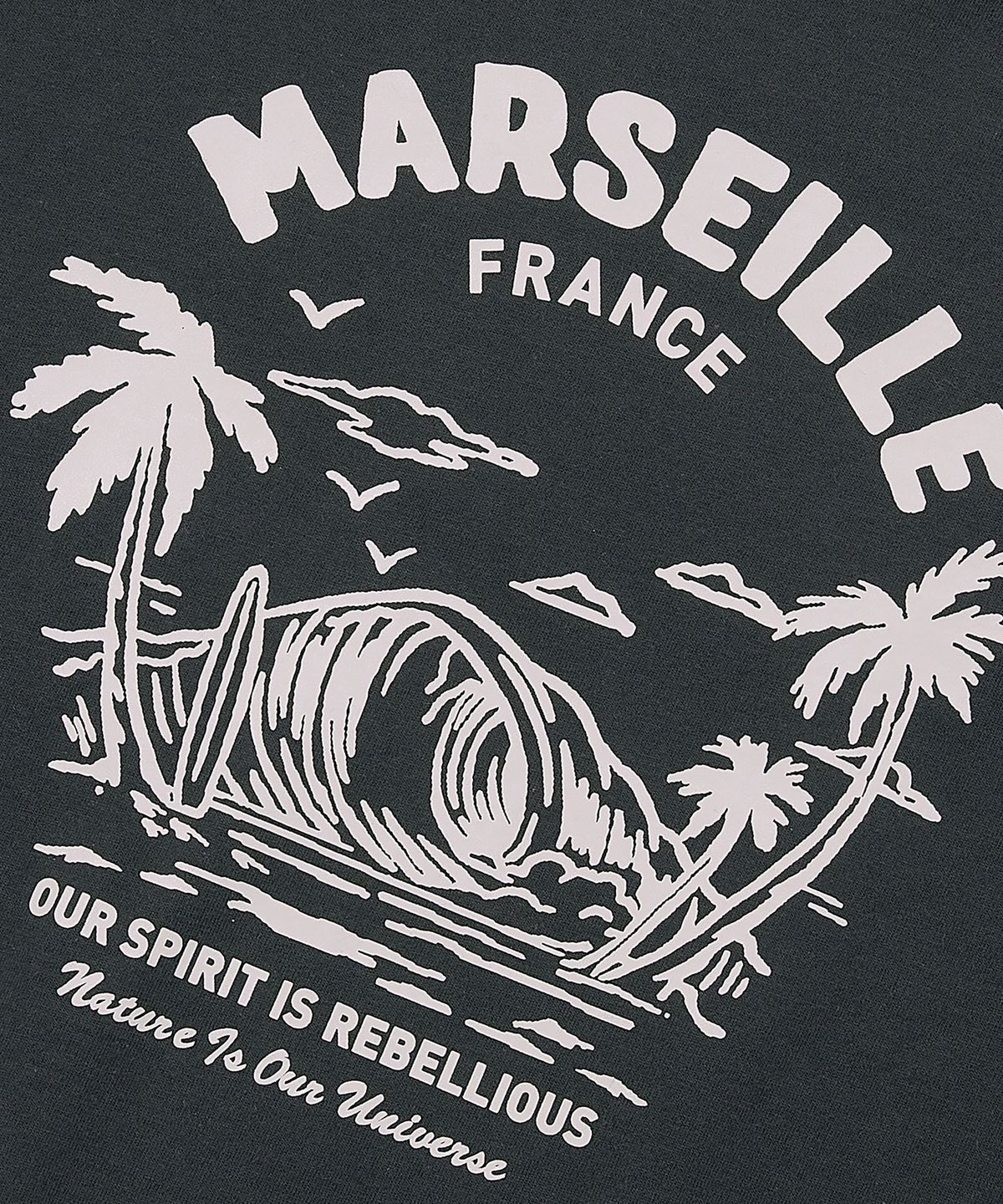 쿨트(KULTE) TROPICAL WOMEN T-SHIRT GREY