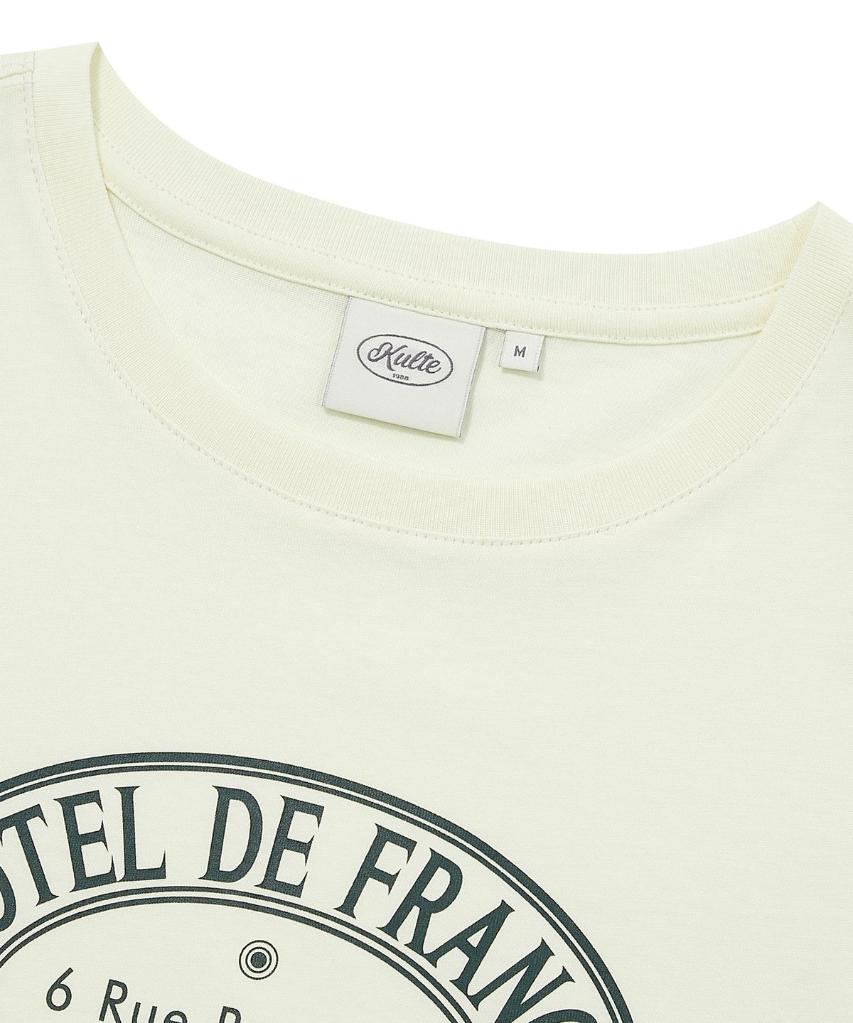 쿨트(KULTE) VINTAGE ORBIT WOMEN T-SHIRT IVORY