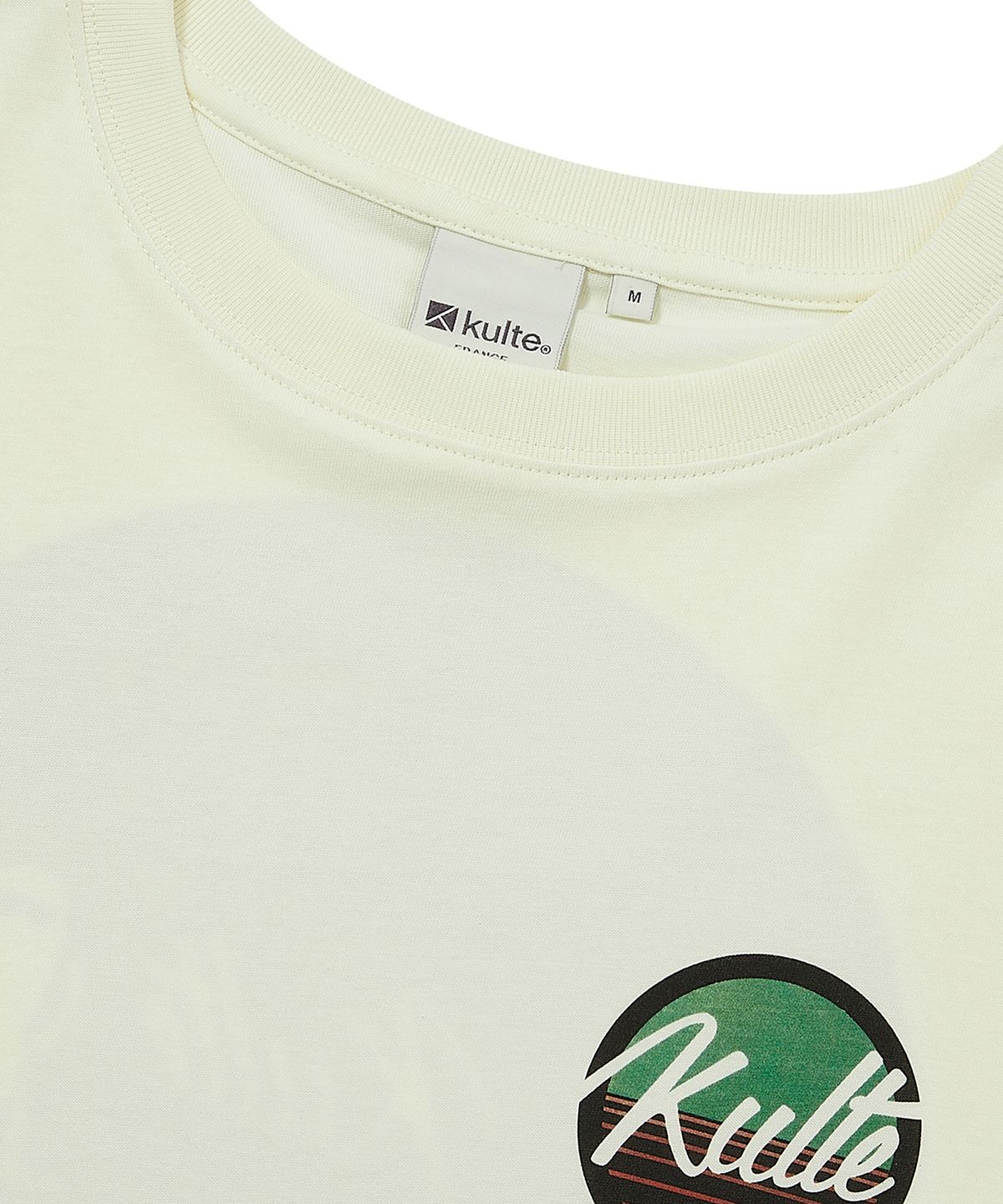 쿨트(KULTE) VINTAGE RECORD T-SHIRT IVORY