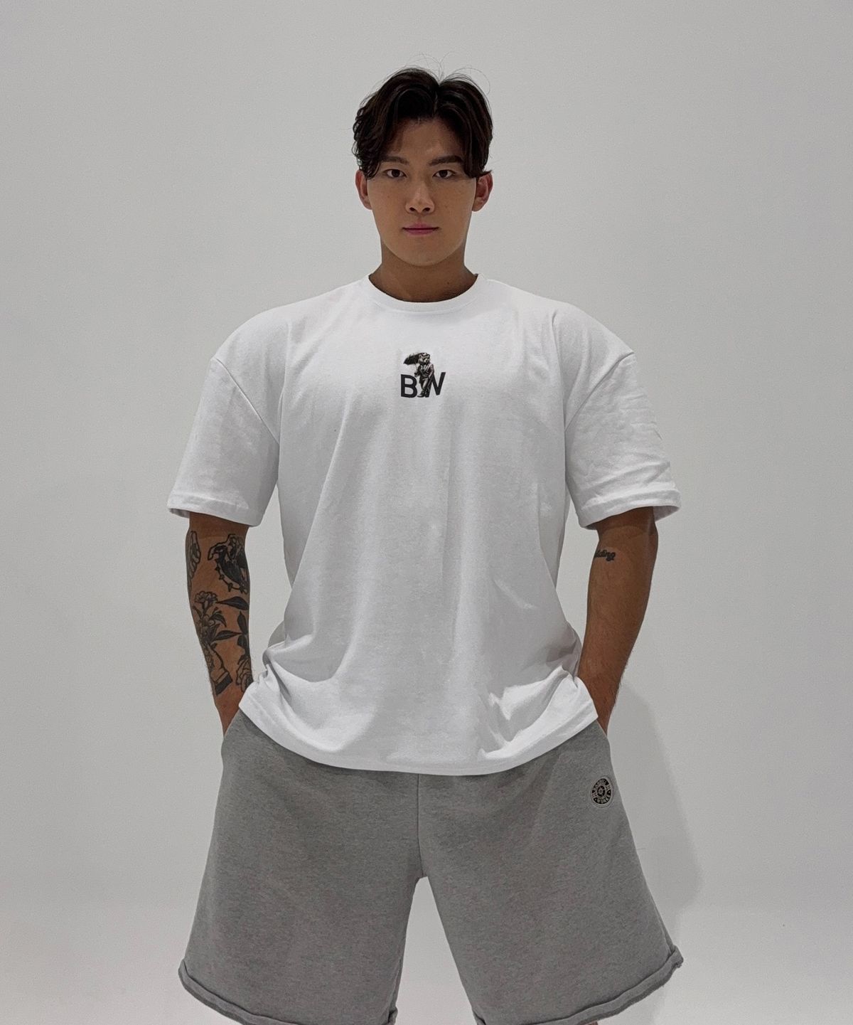바벨웍스(BARBELLWORKS) 엄브렐라 특양면오버핏
