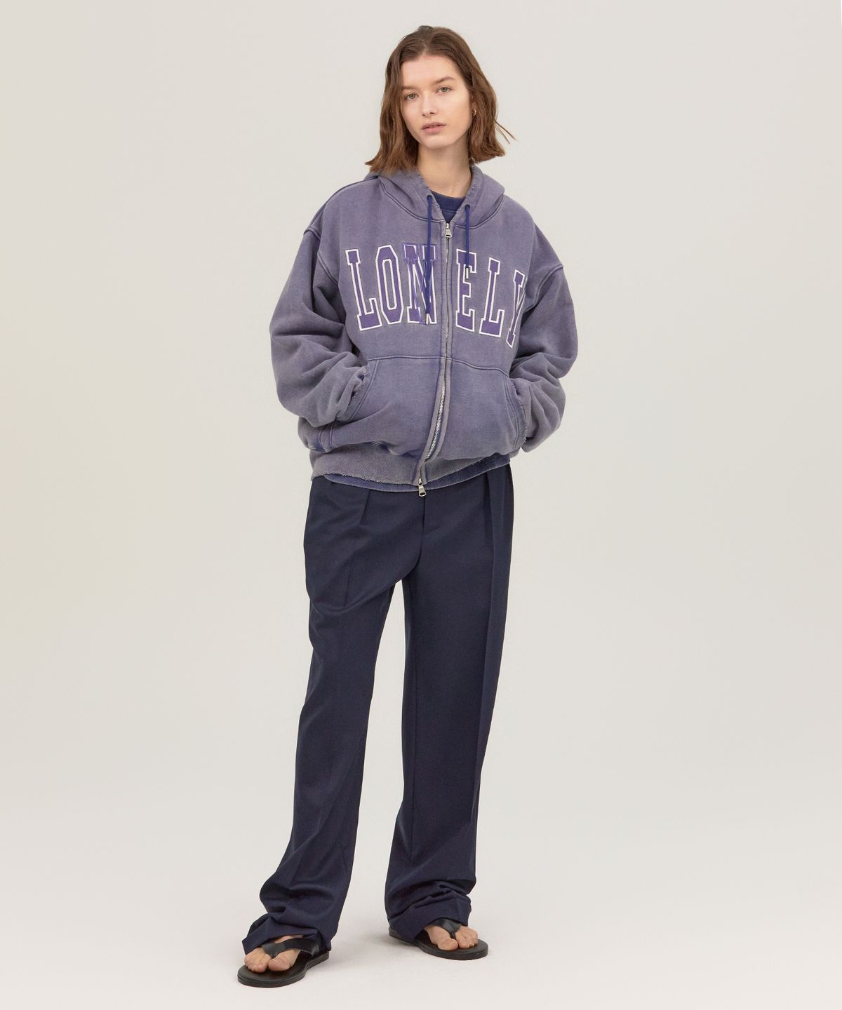 노앙(NOHANT) 5-POCKET SLACKS NAVY