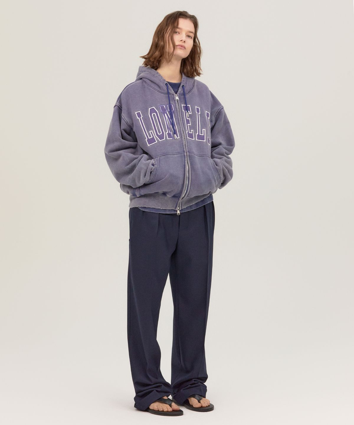 노앙(NOHANT) 5-POCKET SLACKS NAVY