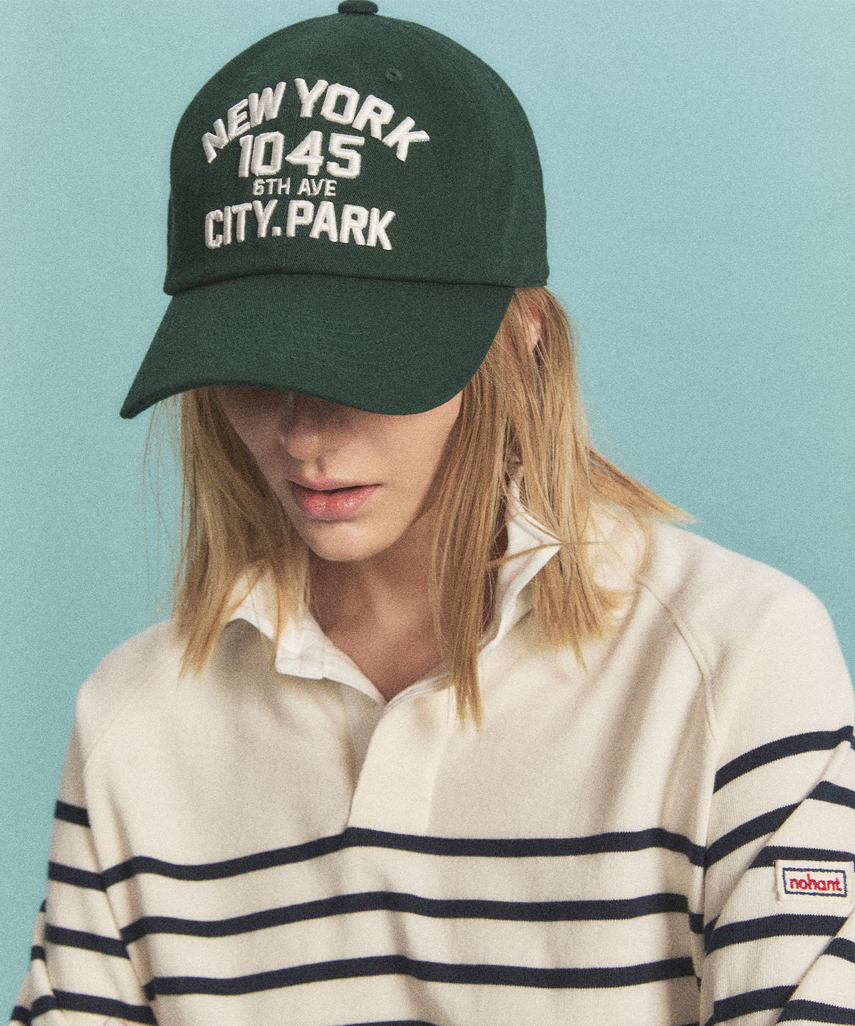 노앙(NOHANT) NEW YORK CITY PARK BALL CAP GREEN
