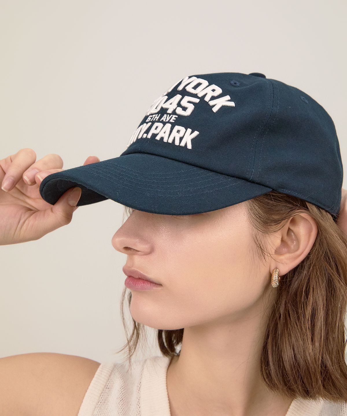 노앙(NOHANT) NEW YORK CITY PARK BALL CAP NAVY