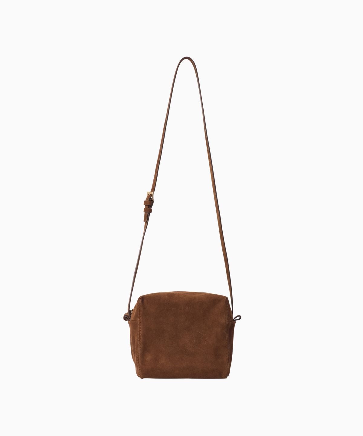 노앙(NOHANT) SUEDE PICNIC BAG BROWN
