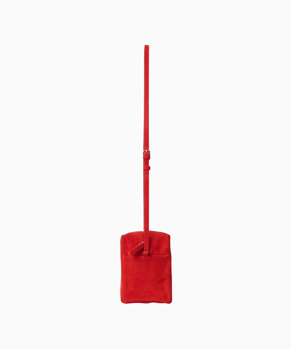 노앙(NOHANT) SUEDE PICNIC BAG RED