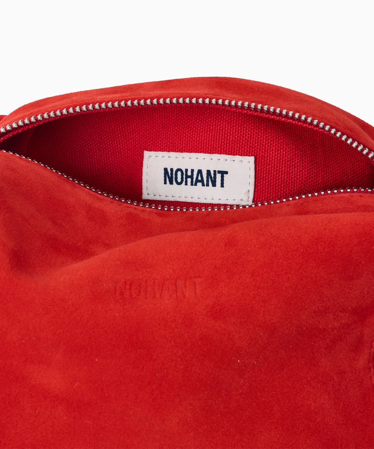 노앙(NOHANT) SUEDE PICNIC BAG RED