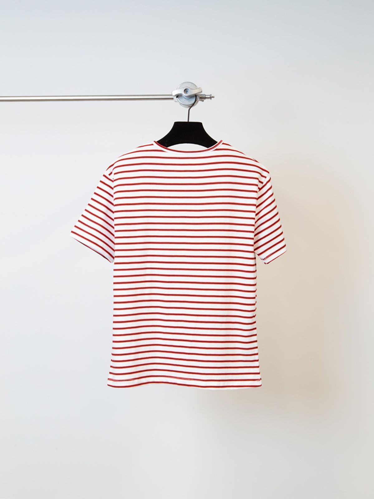 고저(GOZER) PIPI STRIPE T-SHIRT_WHITE