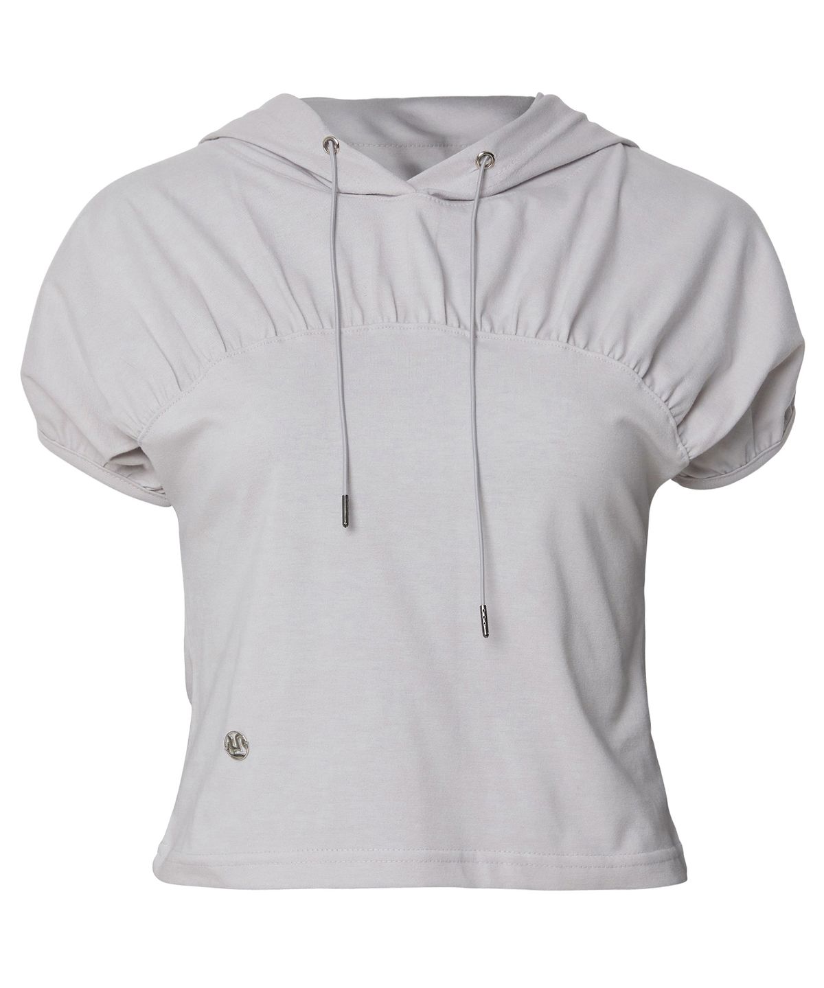 플레어업(FLAREUP) Kaya Shirred Hoodie (FL-159_Gray)