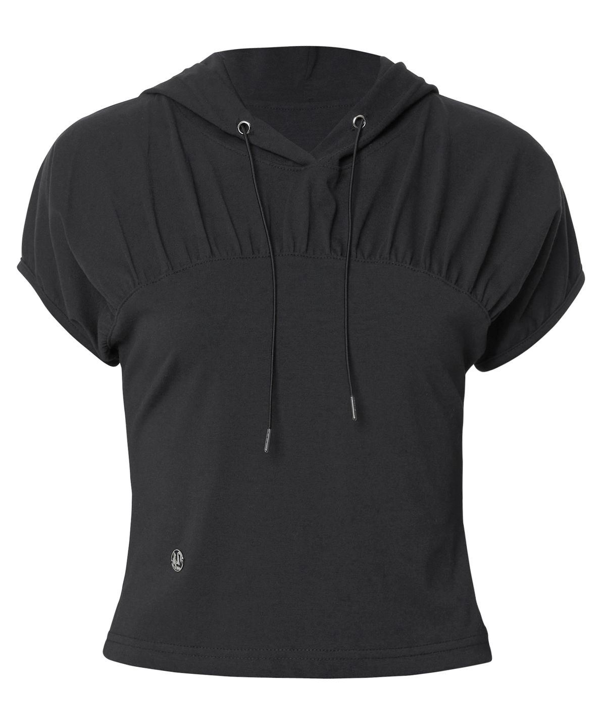 플레어업(FLAREUP) Kaya Shirred Hoodie (FL-159_Black)