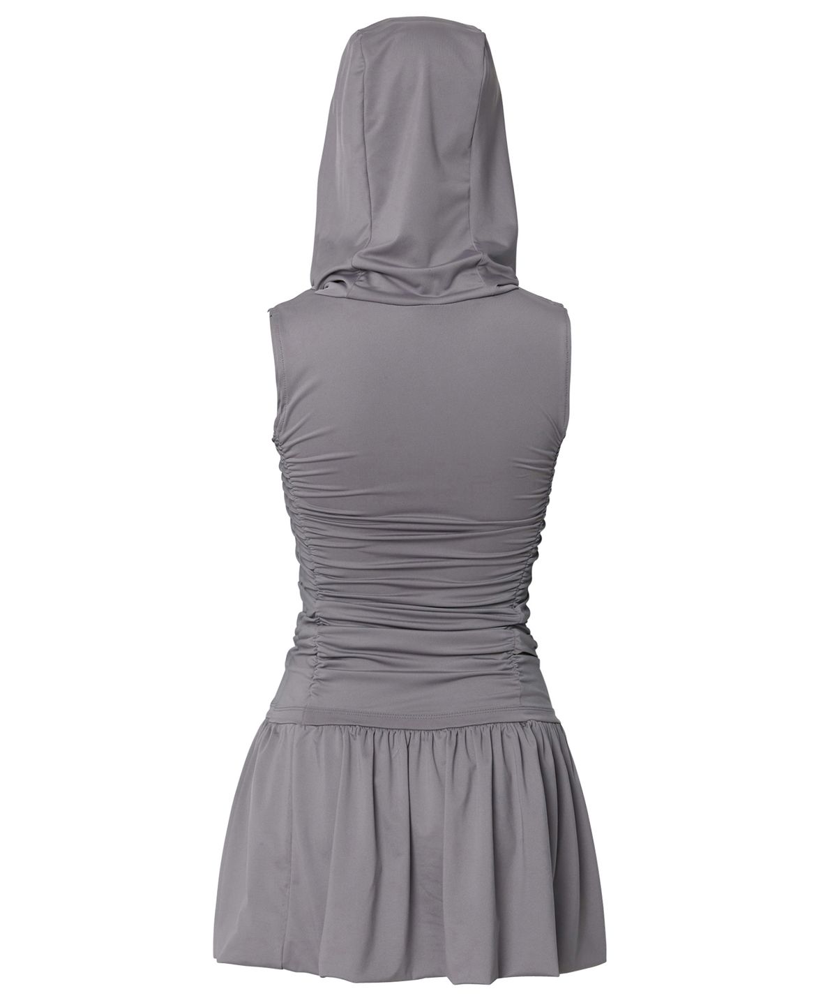 플레어업(FLAREUP) Hooded High Neck Dress (FL-155_Gray)