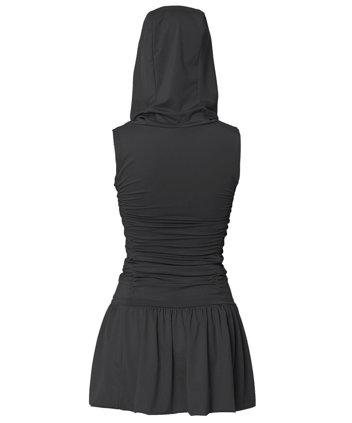 플레어업(FLAREUP) Hooded High Neck Dress (FL-155_Black)