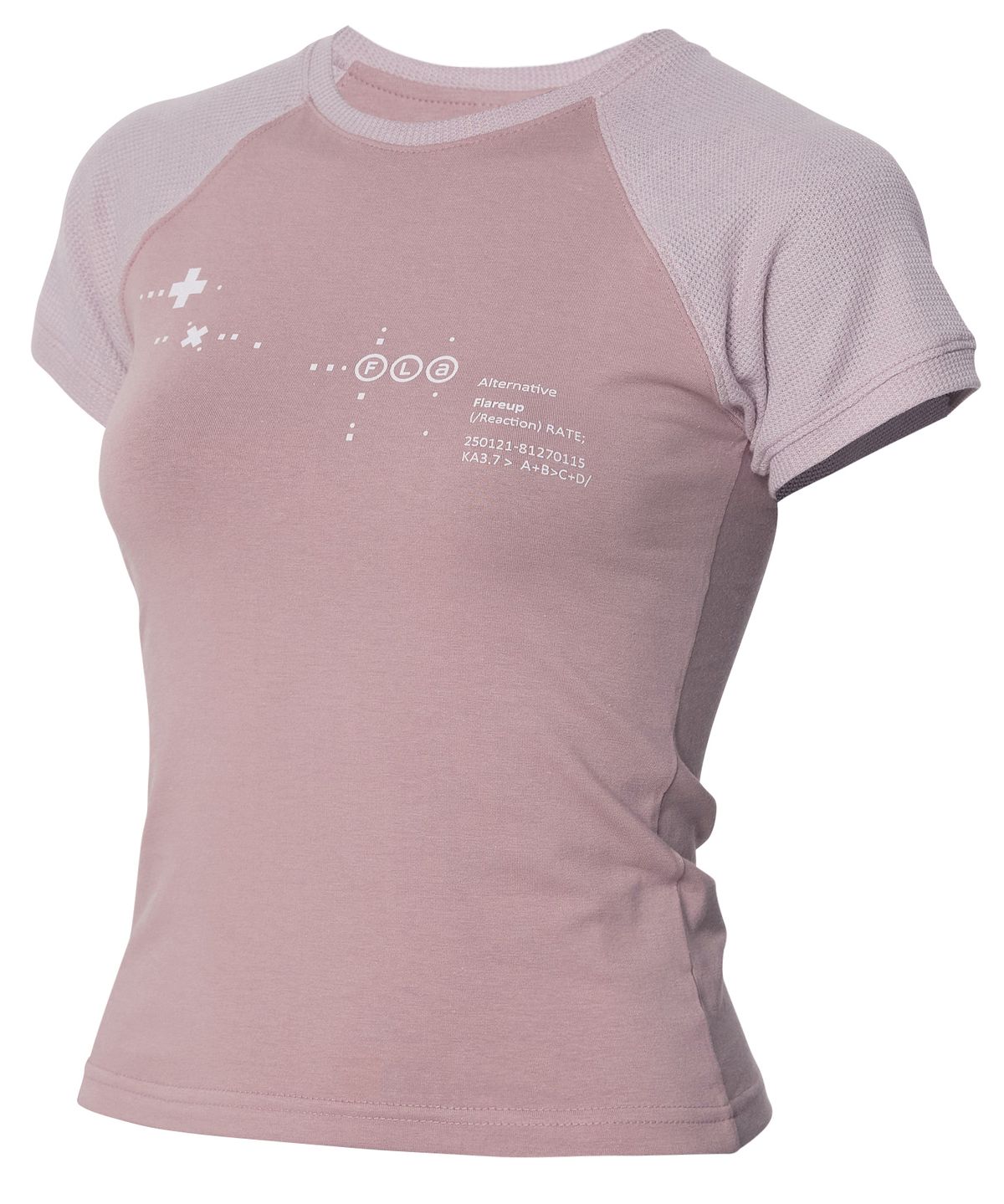 플레어업(FLAREUP) Muta Waffle Raglan T-Shirt (FL-154_Pink)