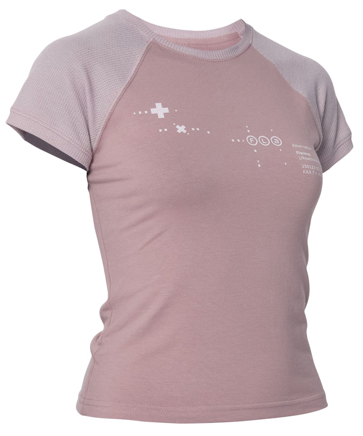플레어업(FLAREUP) Muta Waffle Raglan T-Shirt (FL-154_Pink)