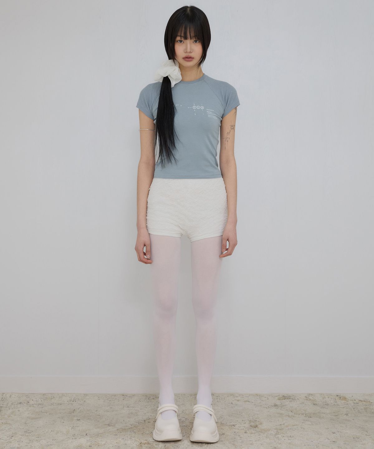 플레어업(FLAREUP) Muta Waffle Raglan T-Shirt (FL-154_Sky)
