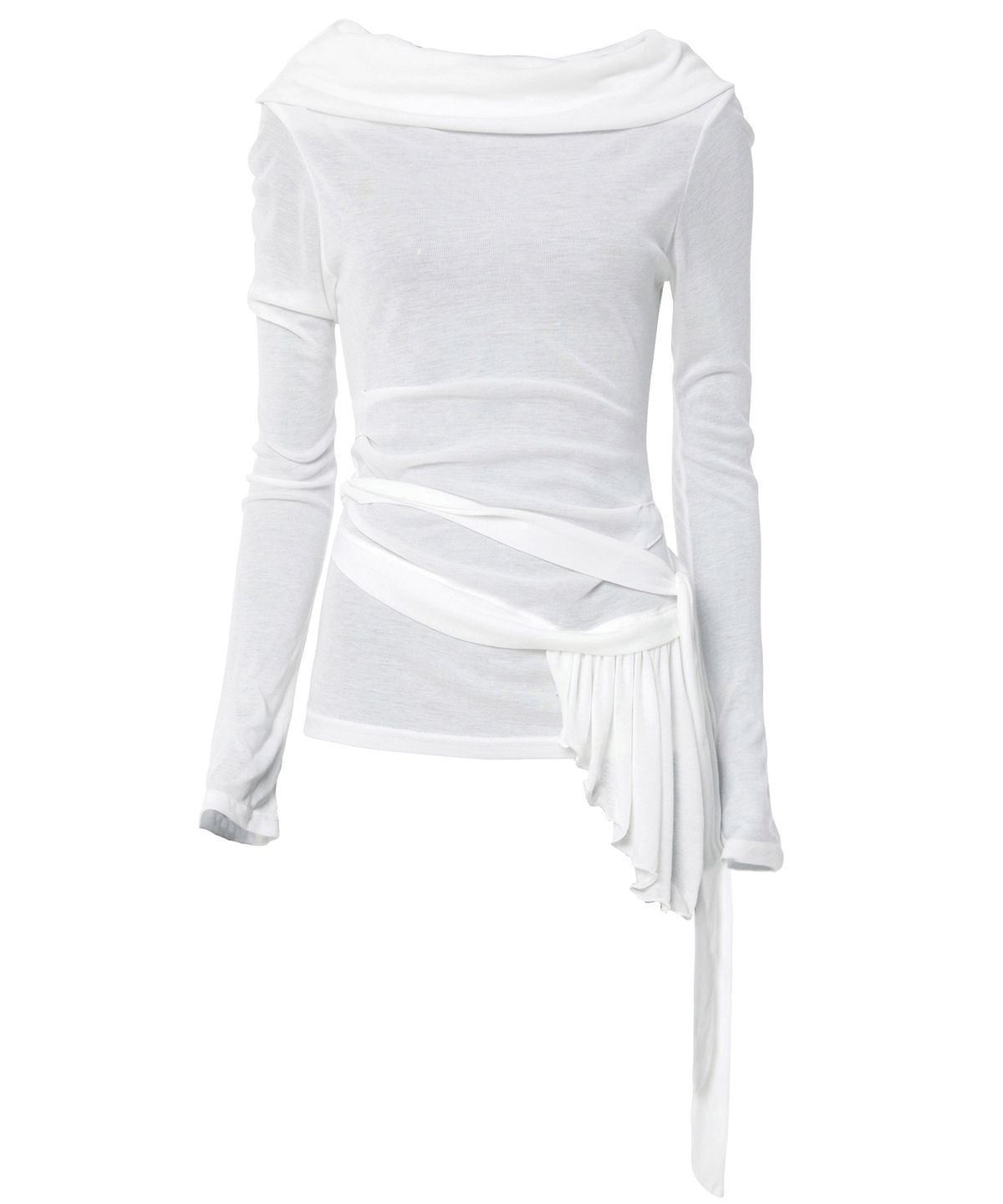 플레어업(FLAREUP) Faye Frill Long Sleeve (FL-160_White)