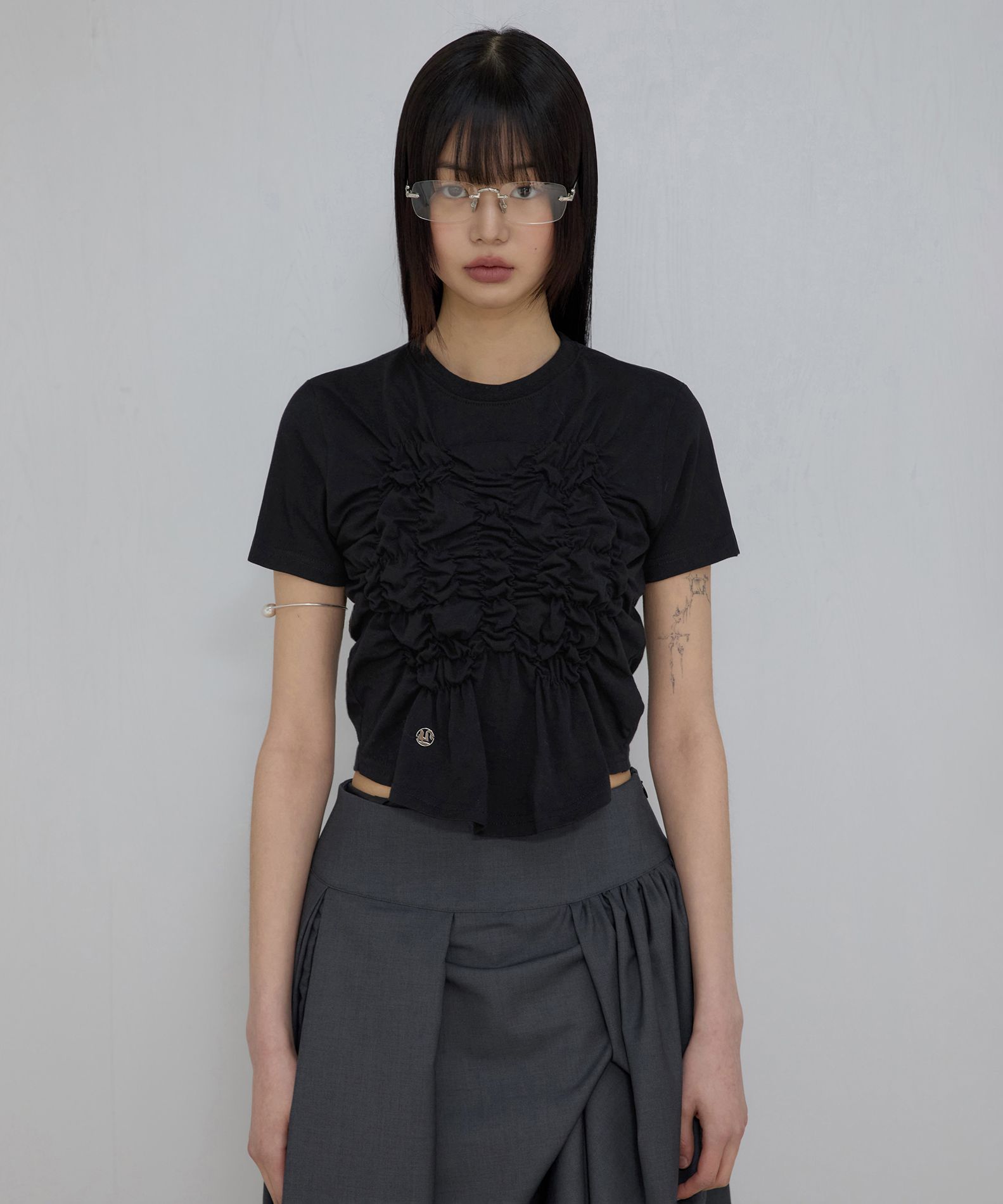 MUSINSA | FLAREUP Cloud T-Shirt (FL-163_Black)