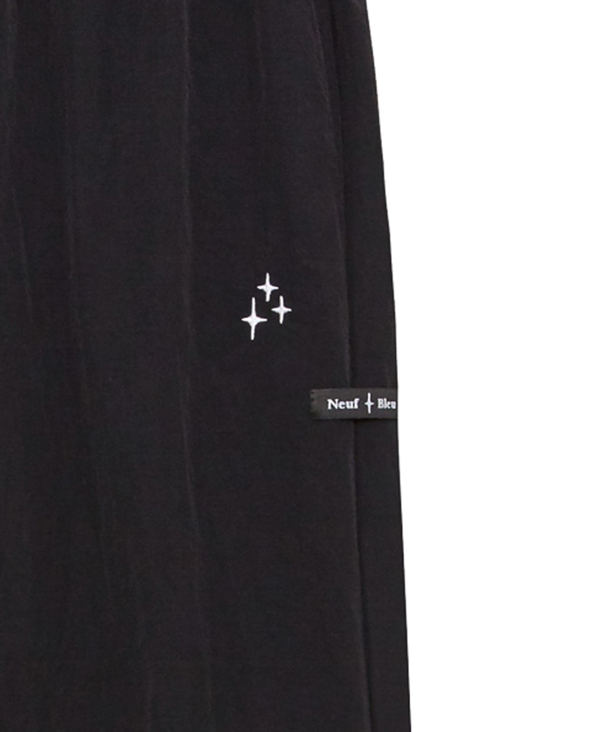 누프에블루(NEUFETBLEU) NEB nylon string pants (black)