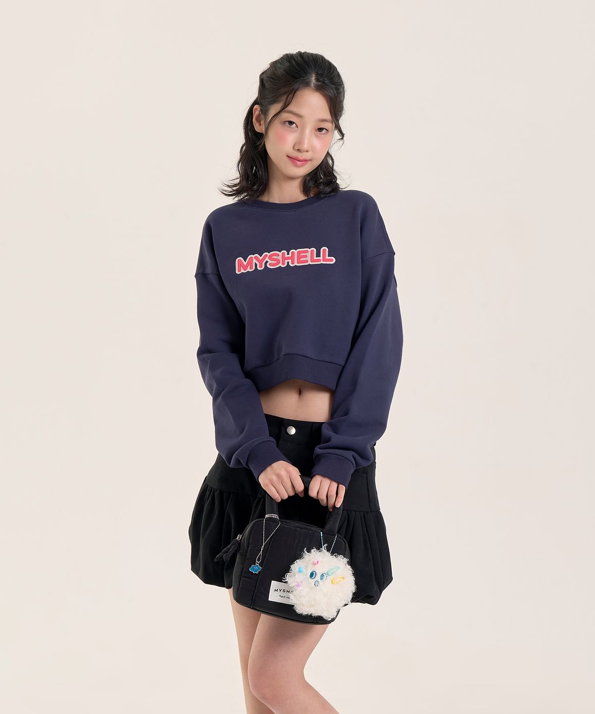 마이쉘(MYSHELL) 퍼피위티 패딩 토트백_10312TT