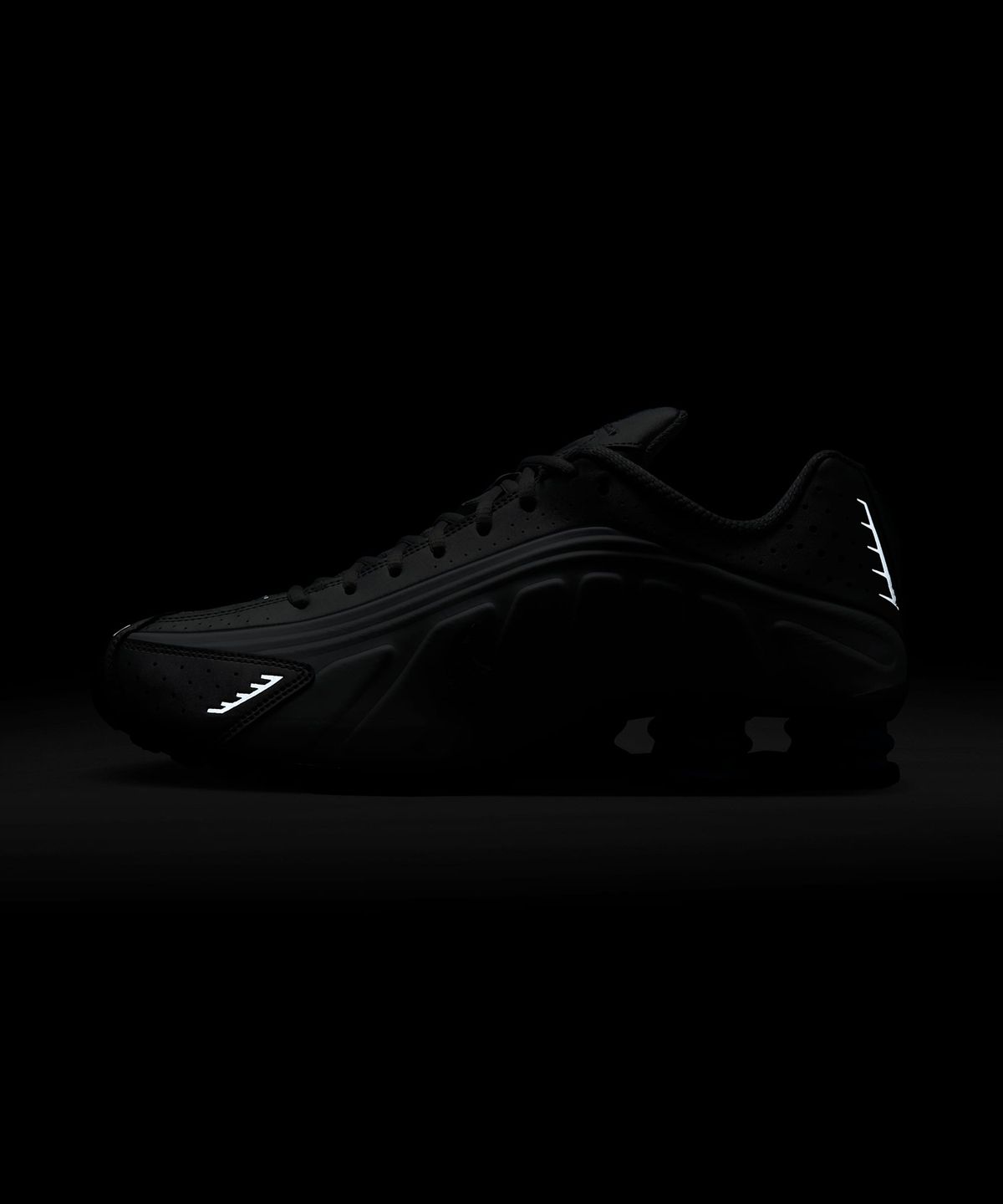나이키(NIKE) 샥스 R4 M - 메탈릭 실버:화이트:블루 라군 / HQ1988-005