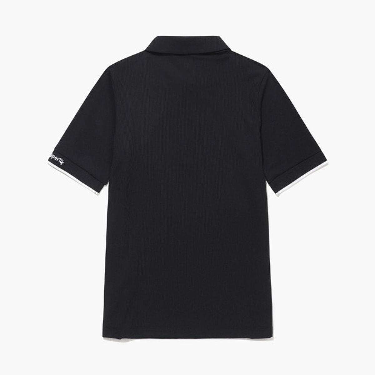 르꼬끄 골프(LECOQ GOLF) 여성 소매배색 골지 반팔 티셔츠 (GQ122LTS34)