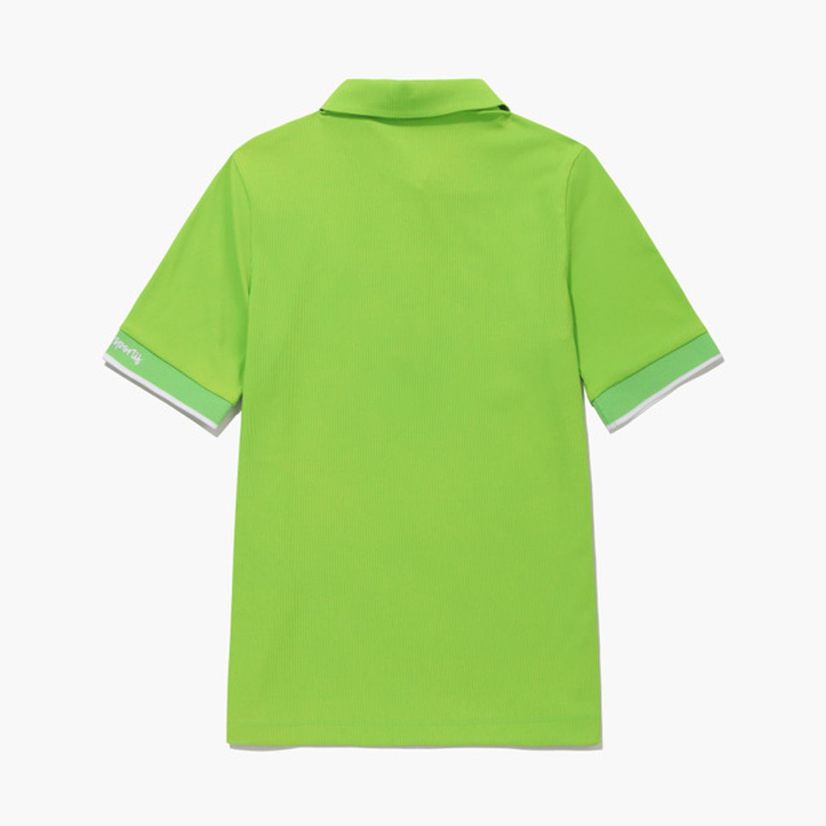 르꼬끄 골프(LECOQ GOLF) 여성 소매배색 골지 반팔 티셔츠 (GQ122LTS34)