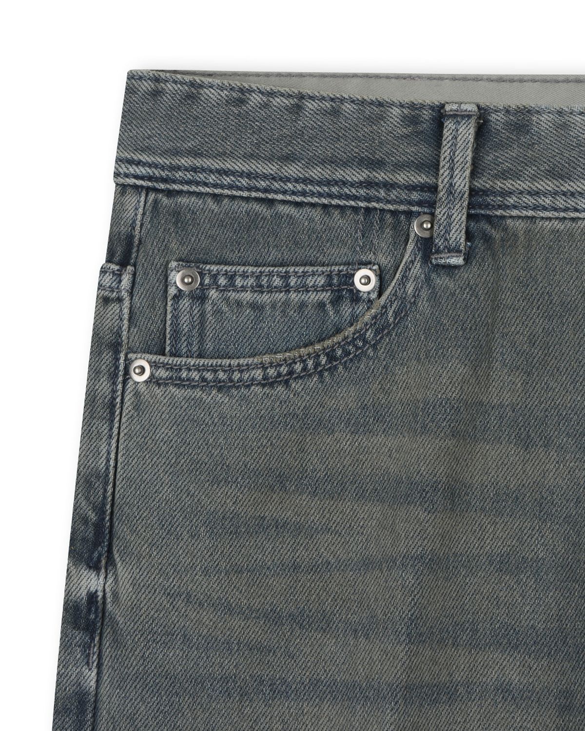비슬로우(BESLOW) VINTAGE STRAIGHT JEAN WASHED BLUE