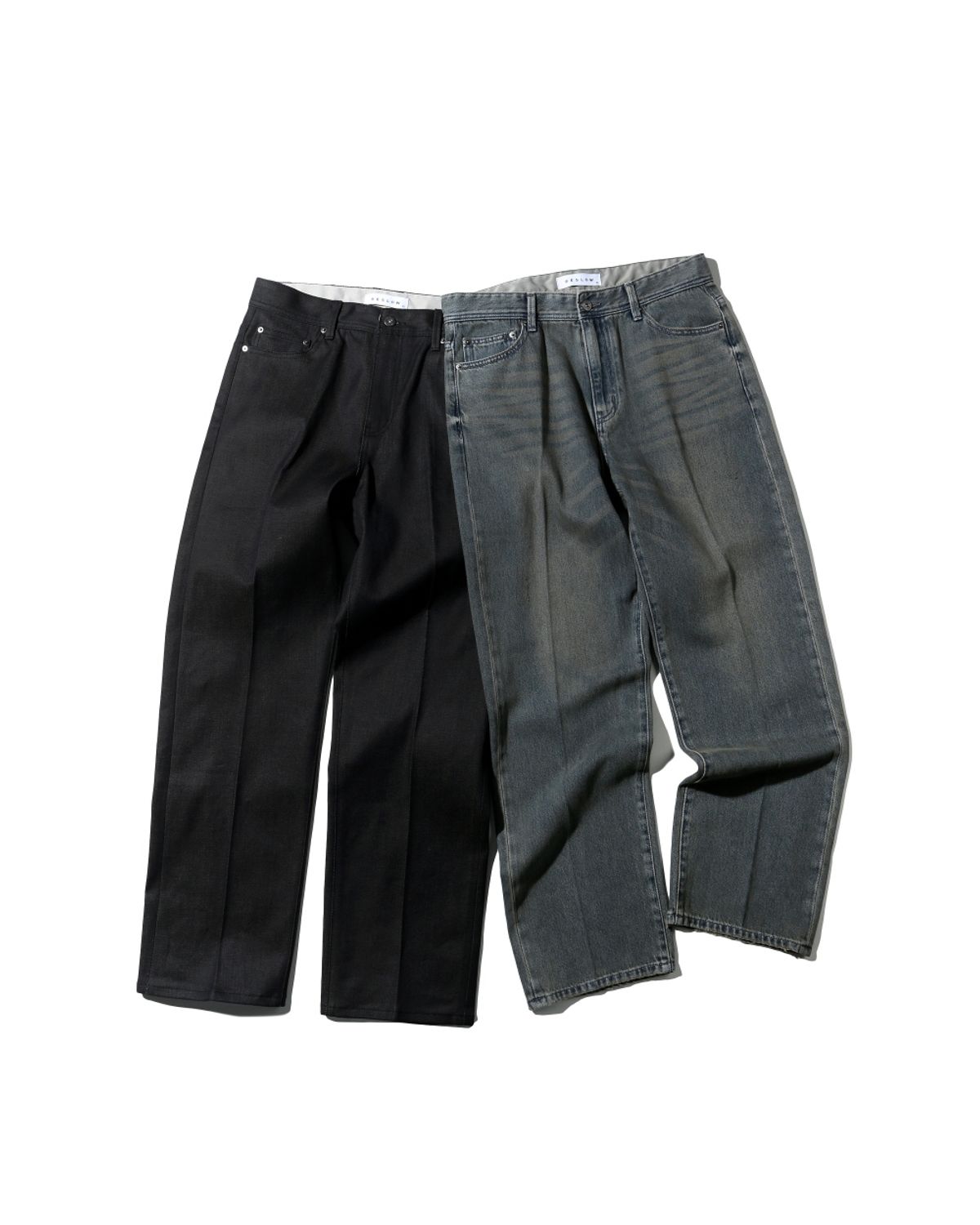 비슬로우(BESLOW) VINTAGE STRAIGHT JEAN BLACK
