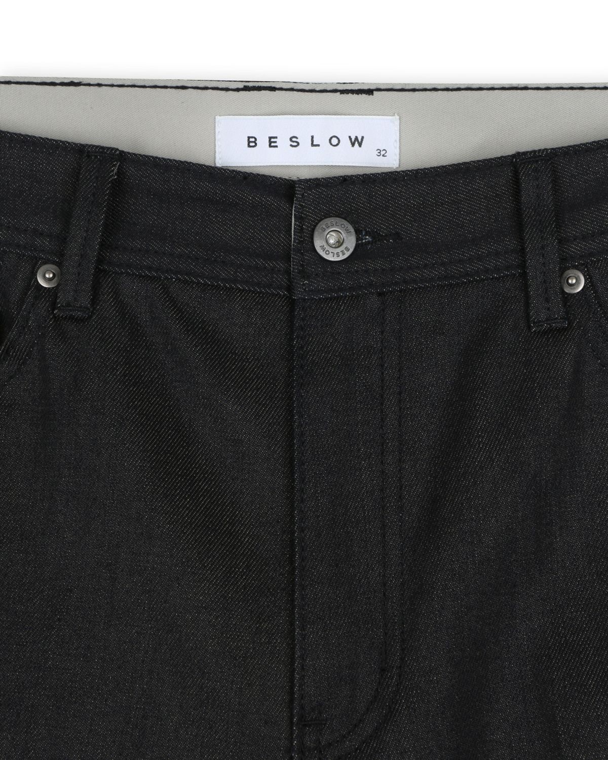 비슬로우(BESLOW) VINTAGE STRAIGHT JEAN BLACK