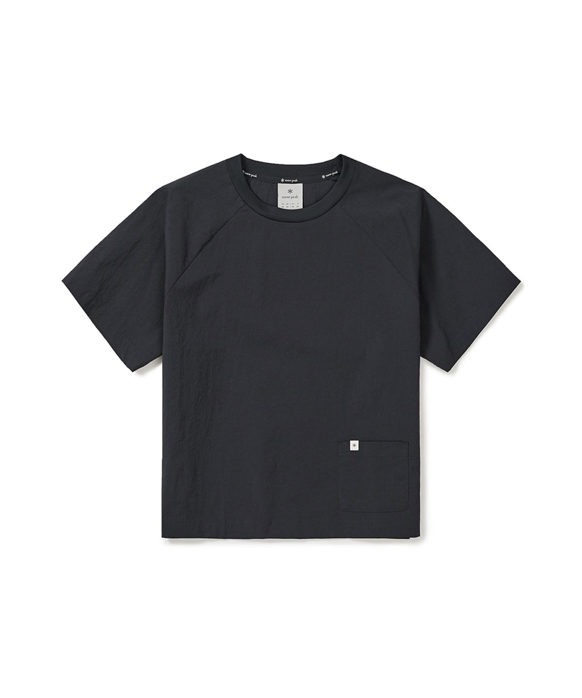 스노우피크 어패럴(SNOWPEAK APPAREL) 루트 여성 포켓 반팔 티셔츠 (S25MWRTS61) Navy