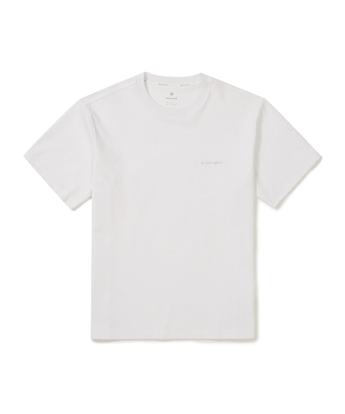 스노우피크 어패럴(SNOWPEAK APPAREL) 소로나 베이직 반팔 티셔츠 (S25MMFTS04) White