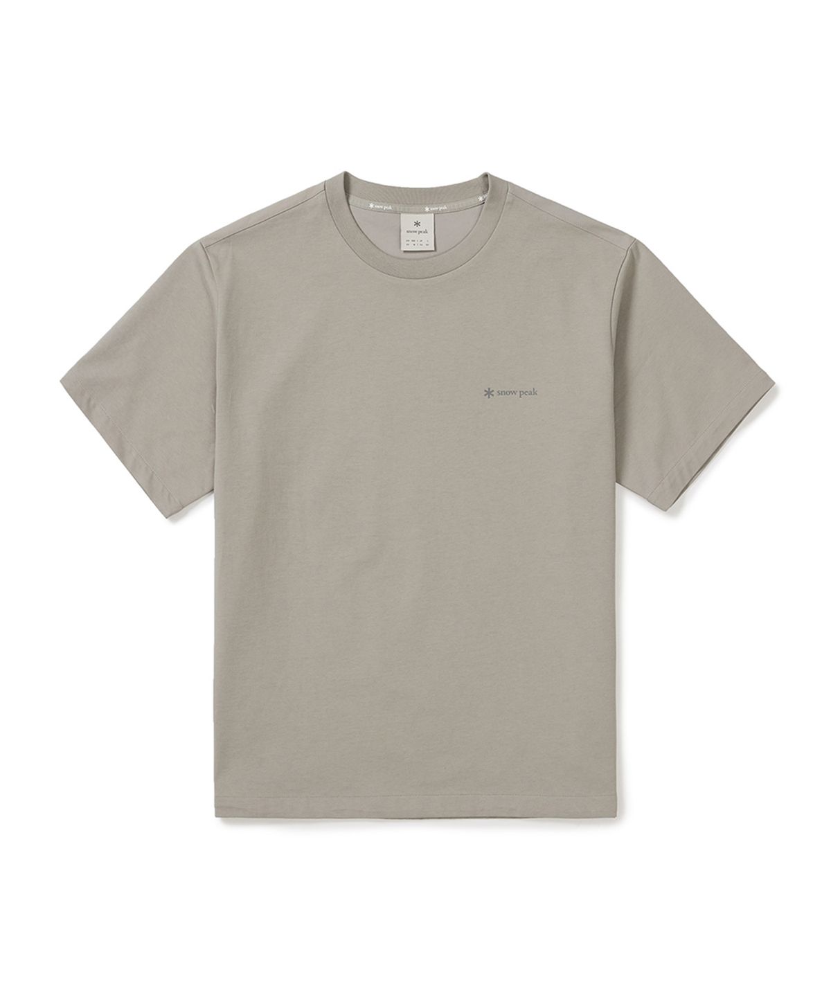 스노우피크 어패럴(SNOWPEAK APPAREL) 워크 하이브리드 반팔 티셔츠 (S25MMFTS56) Fog Gray