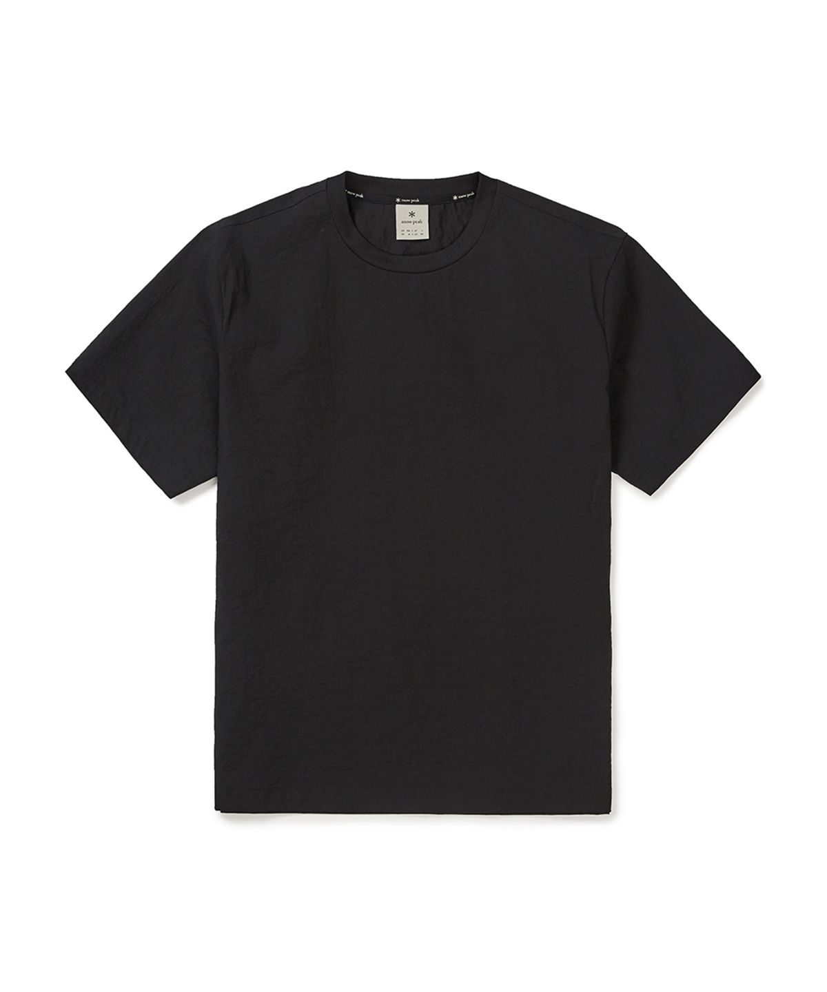 스노우피크 어패럴(SNOWPEAK APPAREL) 미닛 반팔 티셔츠 (S25MMFTS72) Black