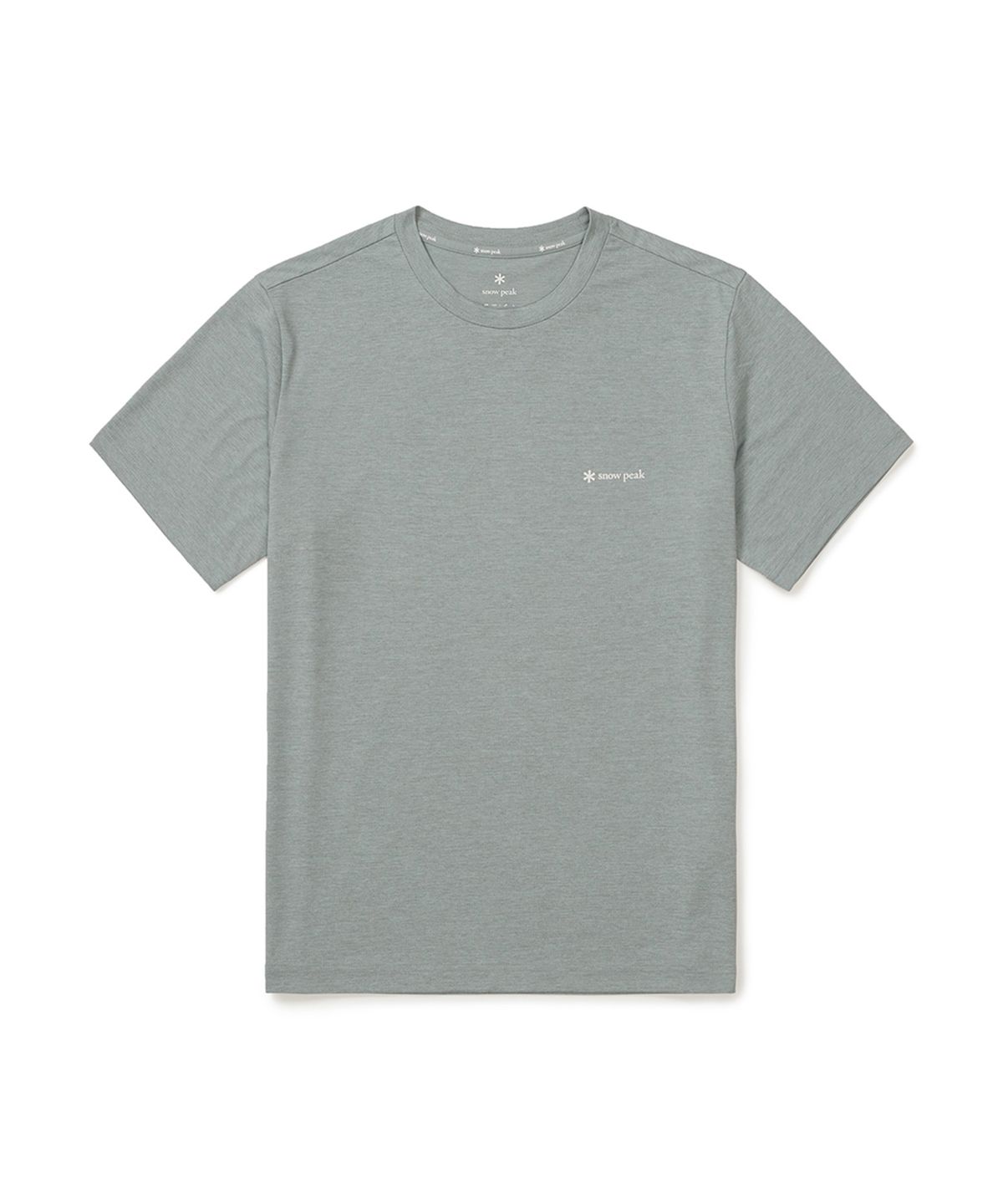 스노우피크 어패럴(SNOWPEAK APPAREL) 델타 퀵드라이 반팔 티셔츠 (S25MMTTS20) Gray Mint