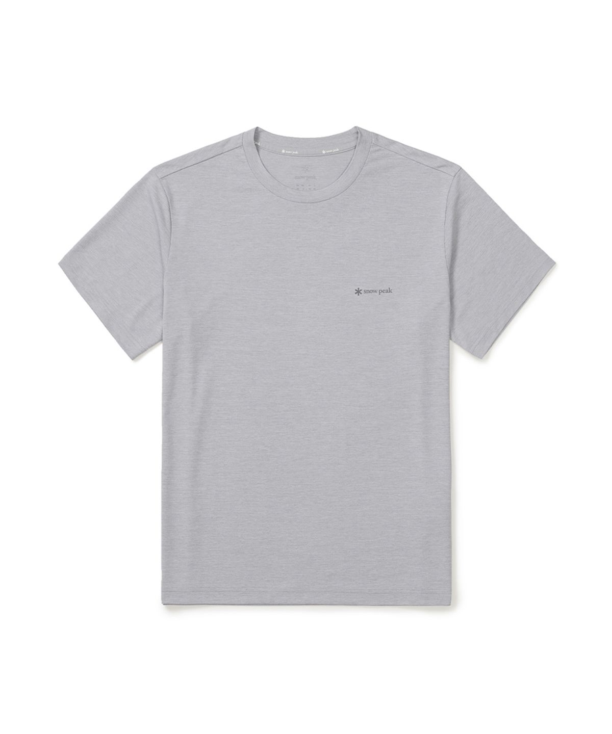 스노우피크 어패럴(SNOWPEAK APPAREL) 델타 퀵드라이 반팔 티셔츠 (S25MMTTS20) Gray