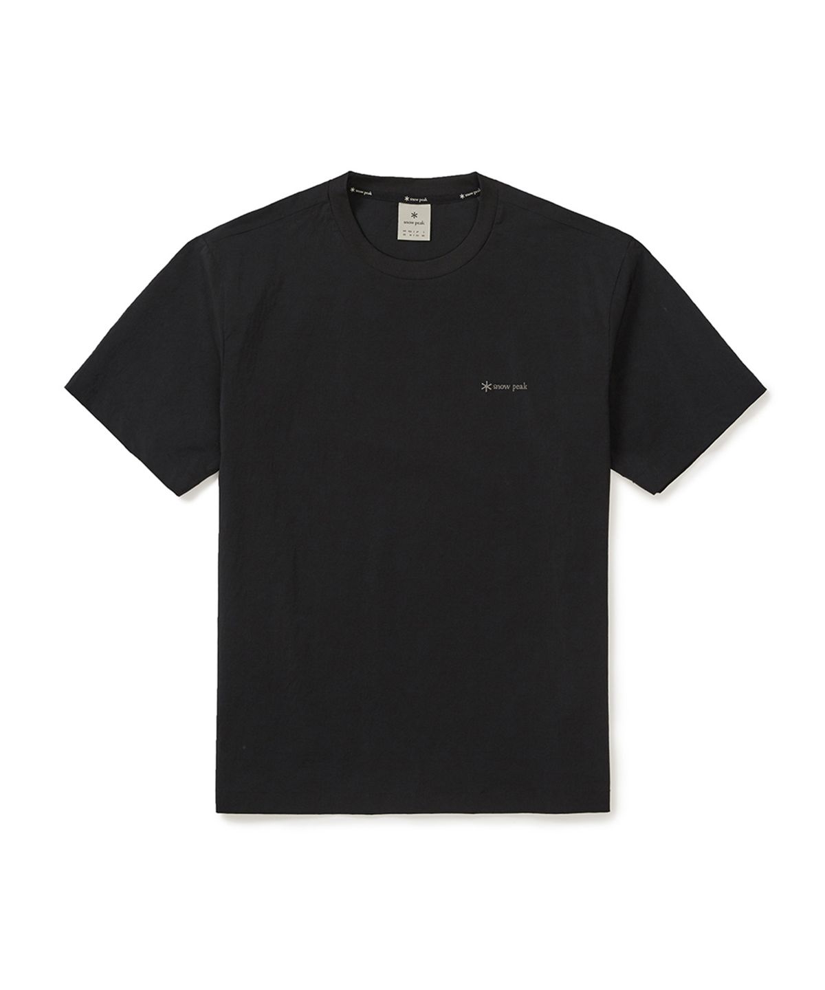스노우피크 어패럴(SNOWPEAK APPAREL) 루트 베이직 반팔 티셔츠 (S25MURTS80) Black