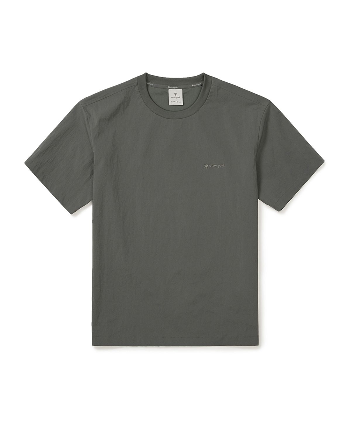 스노우피크 어패럴(SNOWPEAK APPAREL) 루트 베이직 반팔 티셔츠 (S25MURTS80) Dark Gray