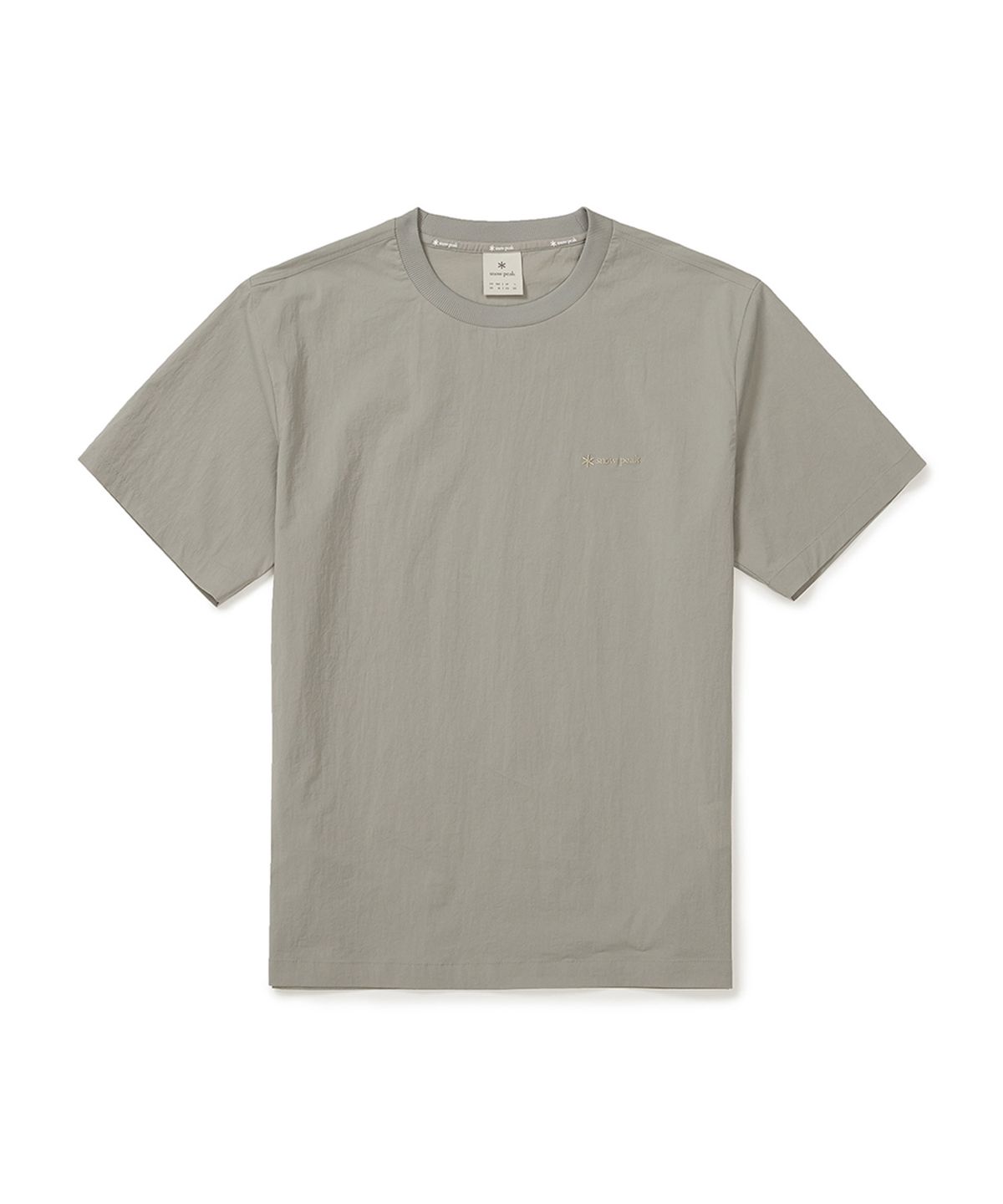 스노우피크 어패럴(SNOWPEAK APPAREL) 루트 베이직 반팔 티셔츠 (S25MURTS80) Fog Gray