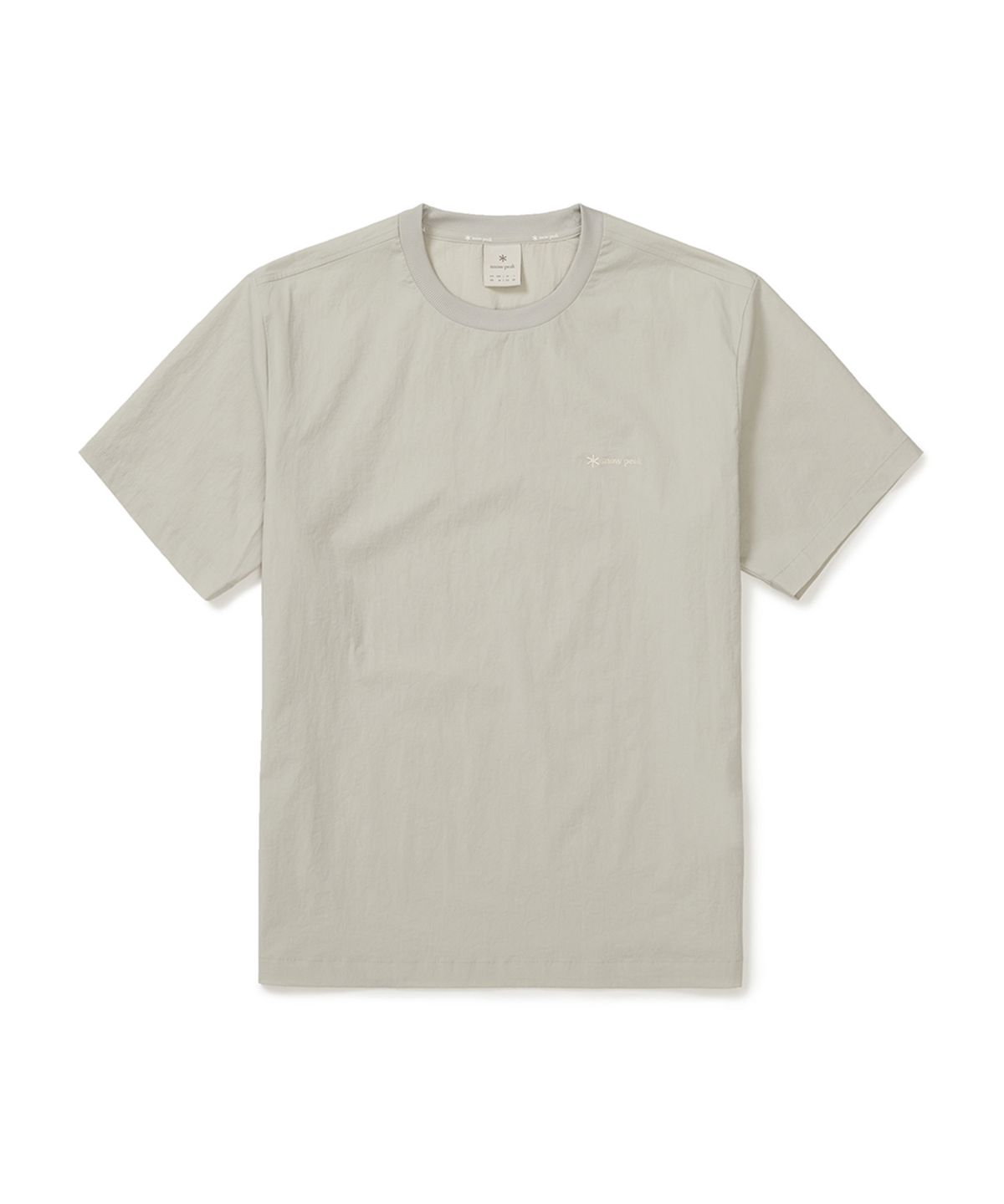 스노우피크 어패럴(SNOWPEAK APPAREL) 루트 베이직 반팔 티셔츠 (S25MURTS80) Light Beige