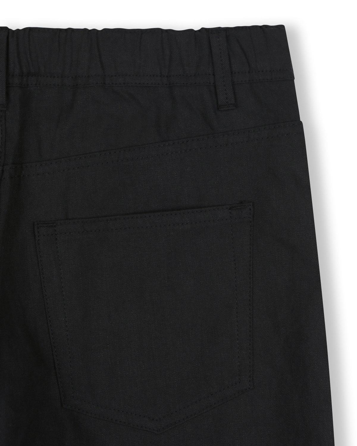 비슬로우(BESLOW) LINEN BLENDED EASY PANTS BLACK