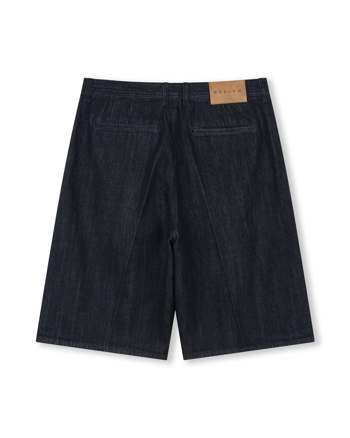 비슬로우(BESLOW) WIDE FIT SELVAGE DENIM SHORTS INDIGO
