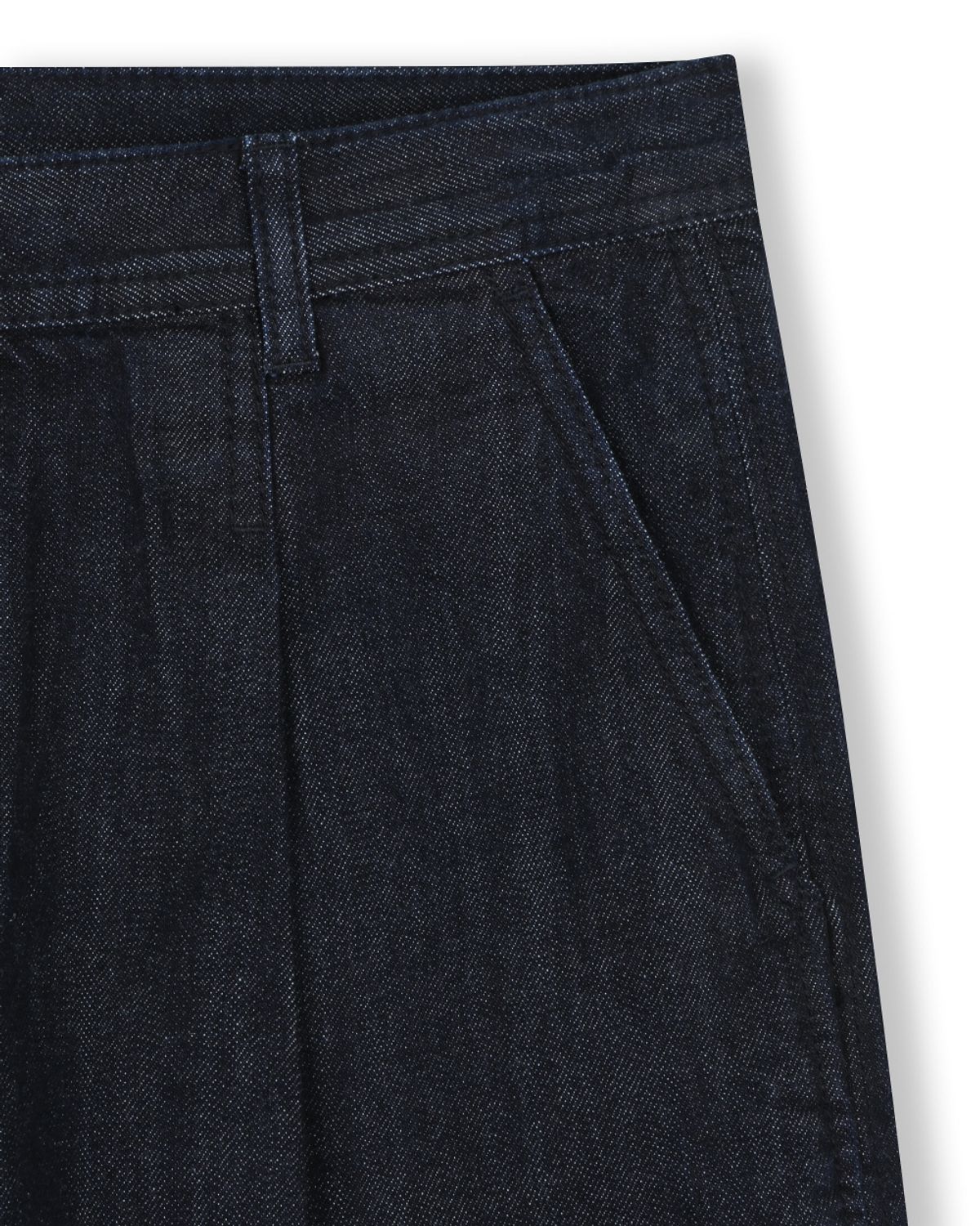 비슬로우(BESLOW) WIDE FIT SELVAGE DENIM SHORTS INDIGO