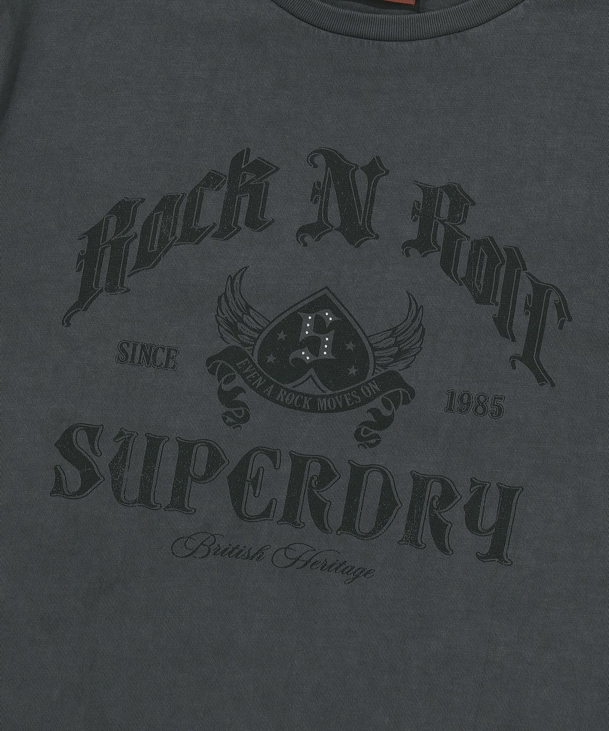 슈퍼드라이(SUPERDRY) W 락앤롤 롱슬리브 챠콜