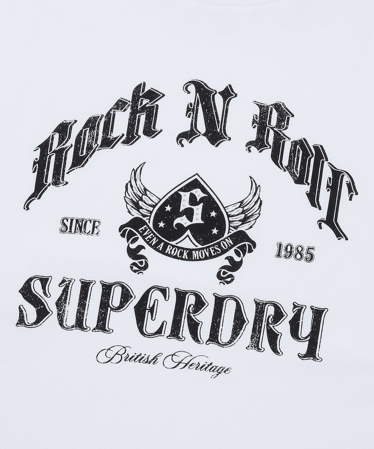 슈퍼드라이(SUPERDRY) W 락앤롤 롱슬리브 화이트