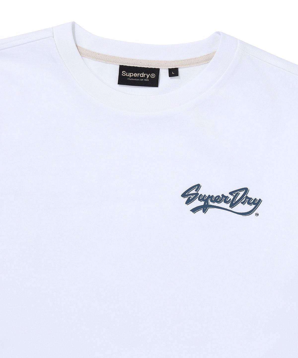 슈퍼드라이(SUPERDRY) 레이서 롱슬리브 화이트