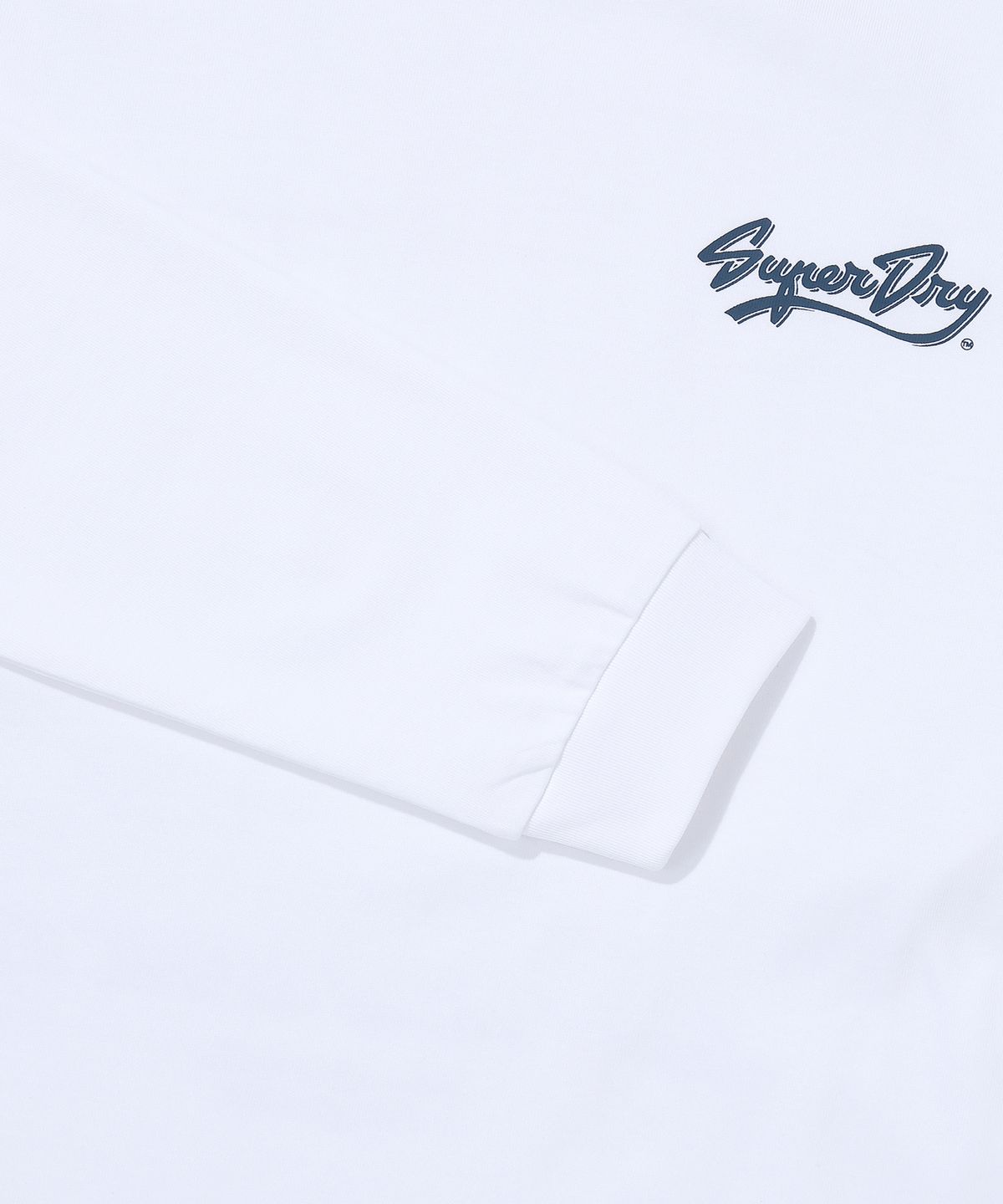 슈퍼드라이(SUPERDRY) 레이서 롱슬리브 화이트