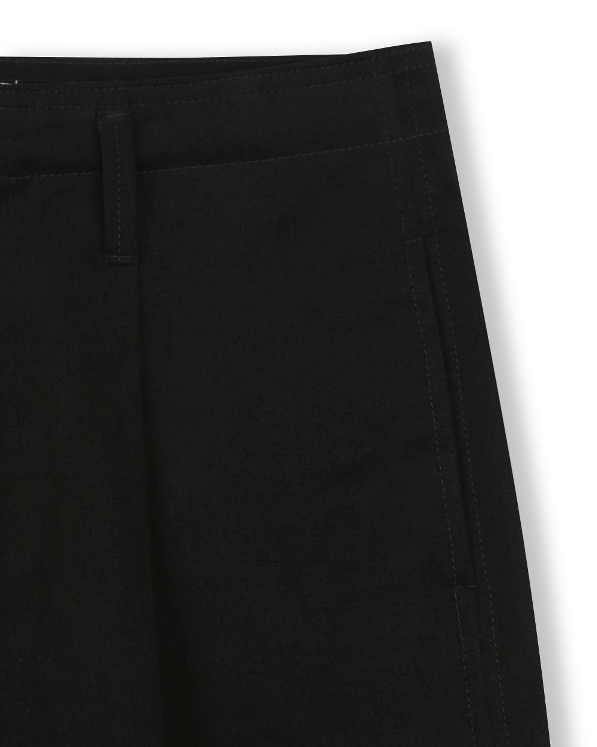 비슬로우(BESLOW) ONE TUCK WIDE FIT SHORTS BLACK