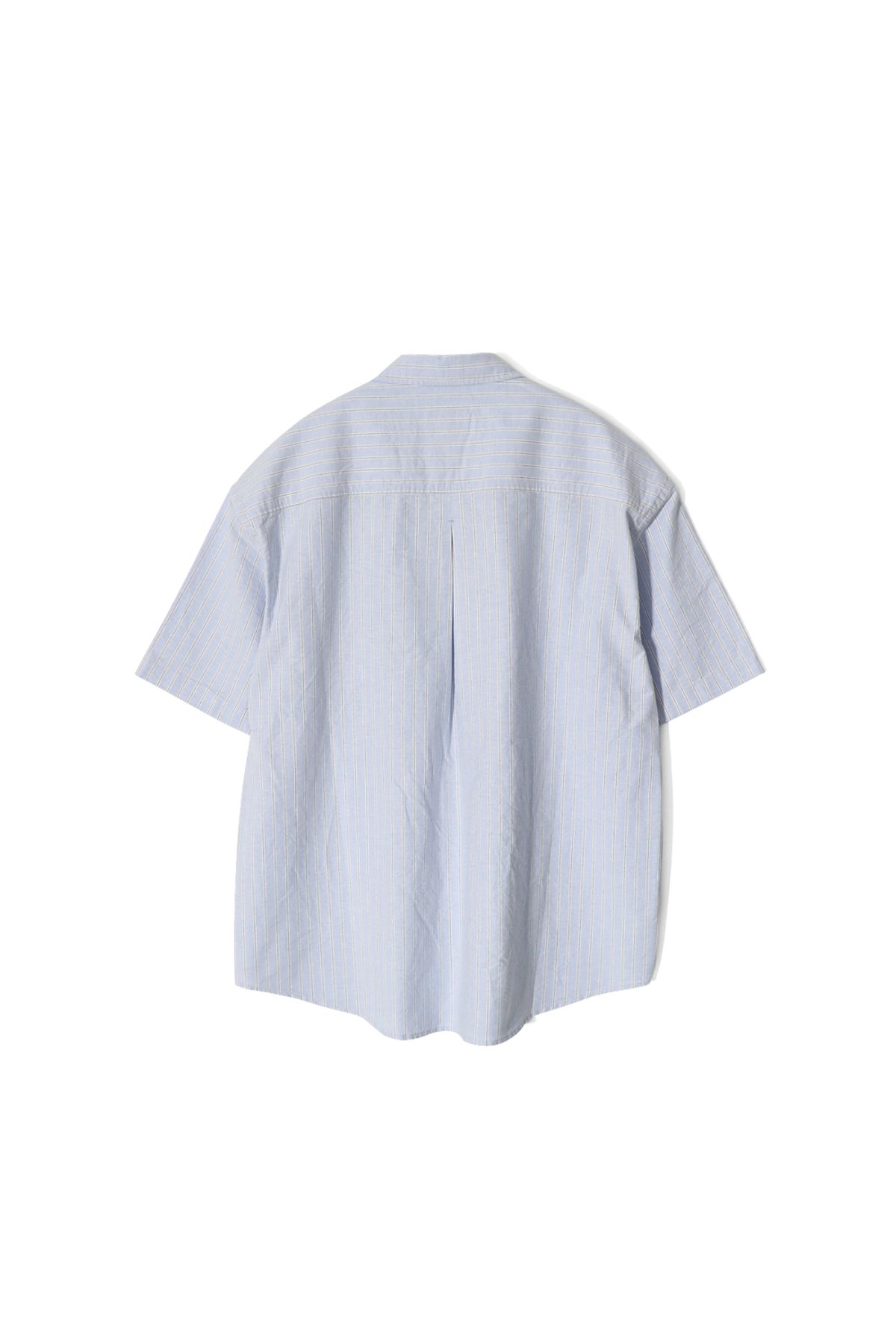 홀리선(HORLISUN) Poole Oxford Stripe Shirt Blue