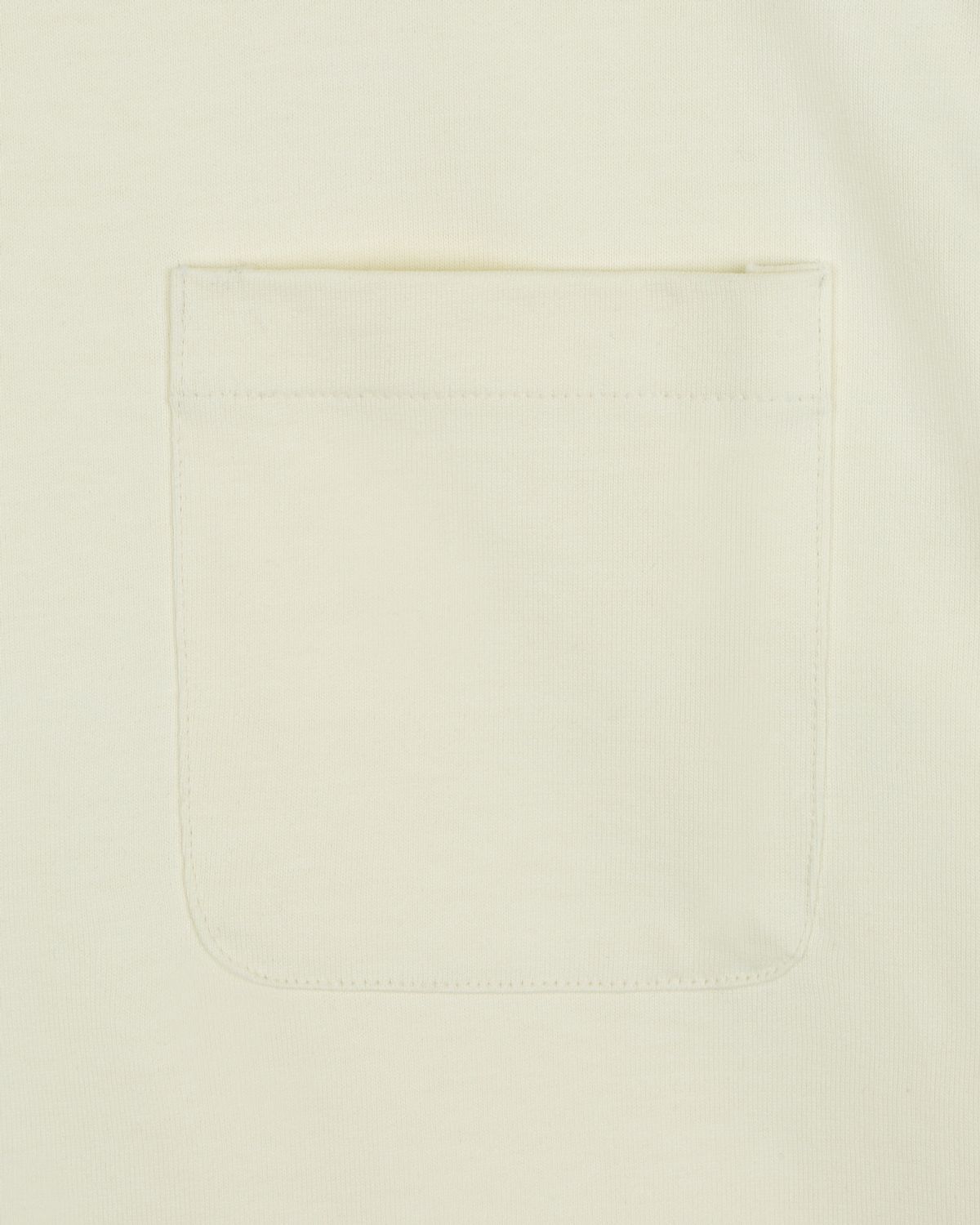 비슬로우(BESLOW) SLIM FIT T-SHIRT IVORY