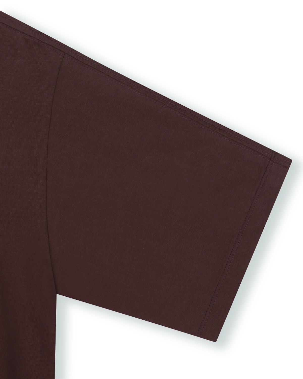비슬로우(BESLOW) SLIM FIT T-SHIRT BURGUNDY